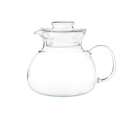 Glass Teapot for Stovetop, Glass Tea Kettle for Stove Top, Tea Pots for Stove Top, Stovetop & Microwave Safe Kettles, Clear Glass Tea Pot with Spout for Tea Party, 1.5 Quart/ 6 Cup Teapots